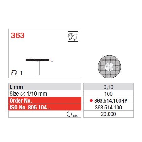 Disc Diamant Superflex HP 363 - 1 buc. 