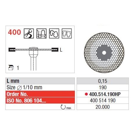 Disc Diamant Open-Meshed disc HP 400 - 1 buc. 