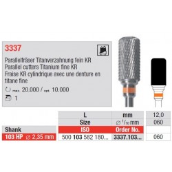 Freze Parallel cutter fine KR Titanium blades 3337  103 060