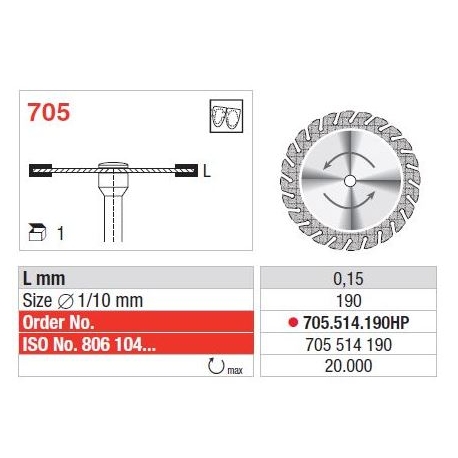 Disc Diamant Superflex HP 705 - 1 buc. 