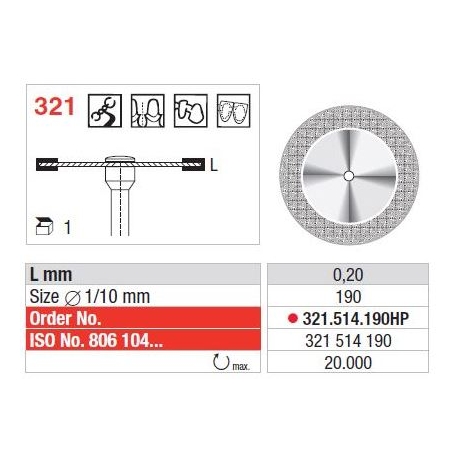 Disc Diamant Flex HP 321 - 1 buc. 