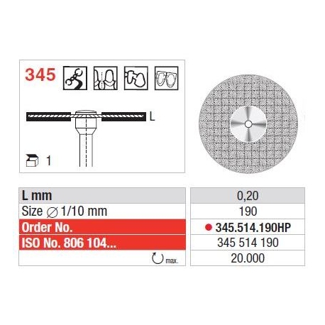 Disc Diamant Flex HP 345 - 1 buc. 