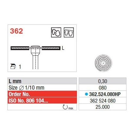 Disc Diamant Flex Turbo HP 362 - 1 buc. 