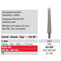 Freze Sandpaper Mandrel  4013 HP-6