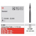 Freza Standard Diamante Sinterizate HP 51 - 1 buc. 