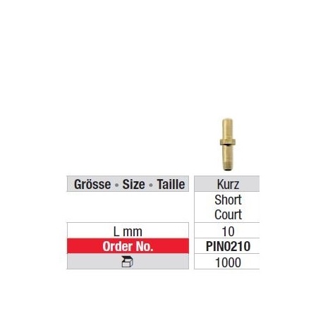 Dowel Pin cu teaca PIN0210 - 1000 bucati