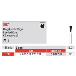 Freze Diamant Con Inversat FG 807 - 5 buc. 