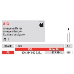 Freze Diamant pentru indepartarea amalgamului FG 813 - 5 buc. 