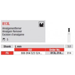 Freze Diamant pentru indepartarea amalgamului FG 813L - 5 buc. 