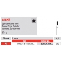 Freze Diamant Cilindru cu Margini Rotunjite FG 835KR - 5 buc. 