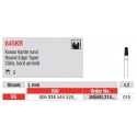 Freze Diamant Con cu Margini Rotunjite FG 845KR - 5 buc. 