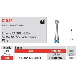 Freze TC Bur - RAL round Cross cut C1SX N 205 010