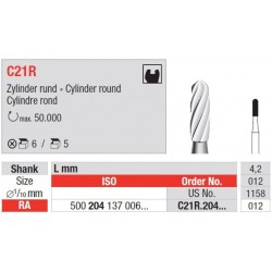 Freze TC Bur RA - cylinder round  C21R  204 012