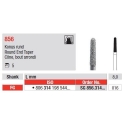 Freze Diamant Con cu Varf Rotunjit FG 856 - 5 buc. 