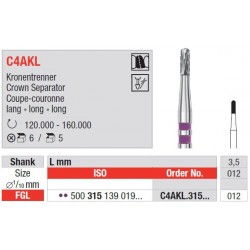 Freze TC Bur FGL Crown separator C4AK L 315 012