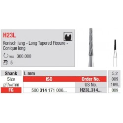 Freze TC Bur FGL - tapered fissure  H23L  314 009