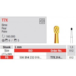 Freze TC Bur FG - pear  T7X. 314 012