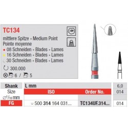 Freze TC Finishing instruments  TC24 6UF 314 009