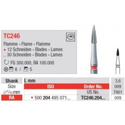 Freze TC Finishing instruments Flame TC24 6 204 009