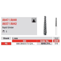 Freze Diamant Grinder Rapid FG A848 - 5 buc.