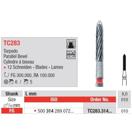 Freze TC Finishing instruments  TC28 3 314 010
