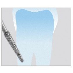 Freze Diamant PerioRed 831 - 3 buc. 