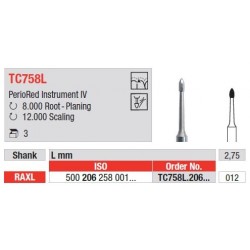 Freze Diamant PerioRed Instrument IV RAXL TC758L - 3 buc. 