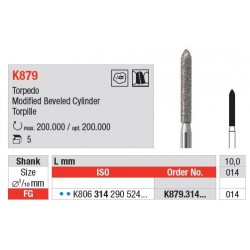 Freze K-Diamant Torpedo FG K879 - 5 buc. 