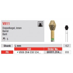 Freze DiaCut MLT Cap Barrel V811 - 5 buc. 