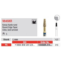 Freze DiaCut MLT Con cu Varf Rotunjit FG V845KR - 5 buc. 