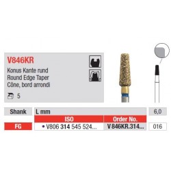 Freze DiaCut MLT Con cu Varf Rotunjit FG V846KR - 5 buc. 