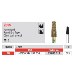 Freze DiaCut MLT Con cu Varf Rotunjit FG V855 - 5 buc. 