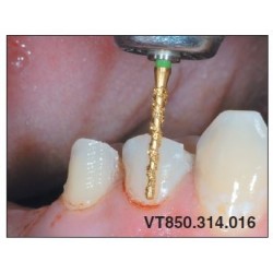 Freze DiaCut Turbo Diamant MLT Con cu Varf Rotunjit FG VT850 - 5 buc. 