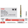 Freze DiaCut Turbo Diamant MLT Con cu Varf Rotunjit FG VT850 - 5 buc. 