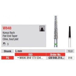 Freze WhiteTiger LLD Con cu Varf Plat FG W848 - 3 buc. 