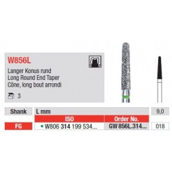 Freze WhiteTiger LLD Con Alungit cu Varf Rotunjit FG W856L - 3 buc. 