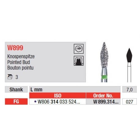 Freze WhiteTiger LLD Pointed Bud FG W899 - 3 buc.