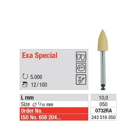 Polipanti Compozite Exa Special RA Galben - 12 bucati