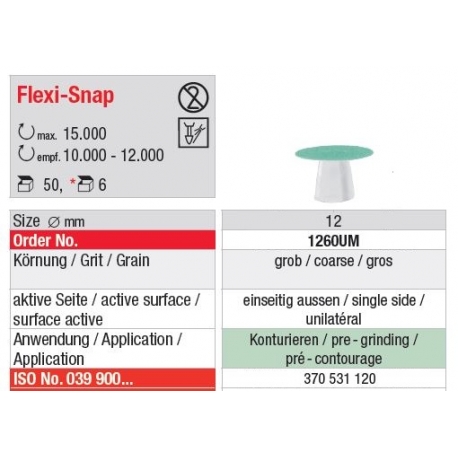 Discuri Finisare Flexi-Snap - 50 bucati