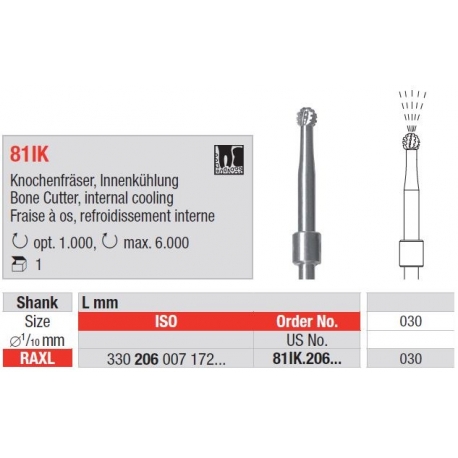 Freze Surgical cutters IK  81IK  206 030