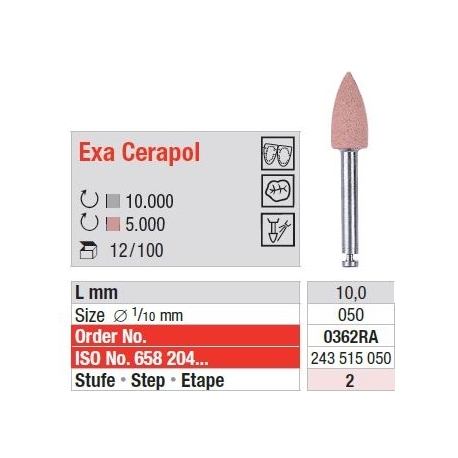 Polipanti Ceramica Exa Cerapol RA Pasul 2: Roz - 100 bucati