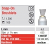 Freze Prophylaxis brushlets Snap-On white 1490 UM-100