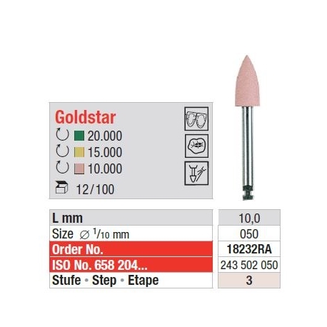Polipanti Aliaje Pretioase GoldStar RA Pasul 3: Roz - 100 bucati