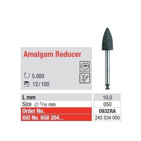 Polipanti Amalgam Reducer RA Negru - 12 bucati