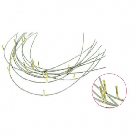 Arcuri cu Carlige Presudate inferioare 10 bucati per cutie Leone 24mm
