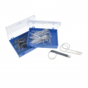 LIGATURI PE DISPENSER GRI MEDIUM 1.0mm - 1000buc