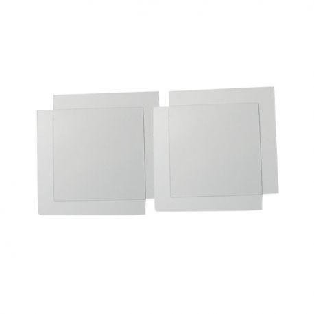 THERMOPLAST. PLATE 125x125mm THICK 1,5mm - 15pcs