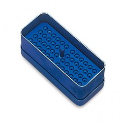 MINI ENDO BOX Metal 48 orificii Blue Larident 