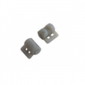 Elastice de derotare transparente 100 bucati Falcon