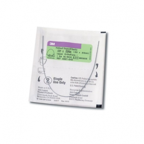 Arc rectangular reverse curve superior Ni-Ti Nitinol Super-Elastic 1 bucata 3M